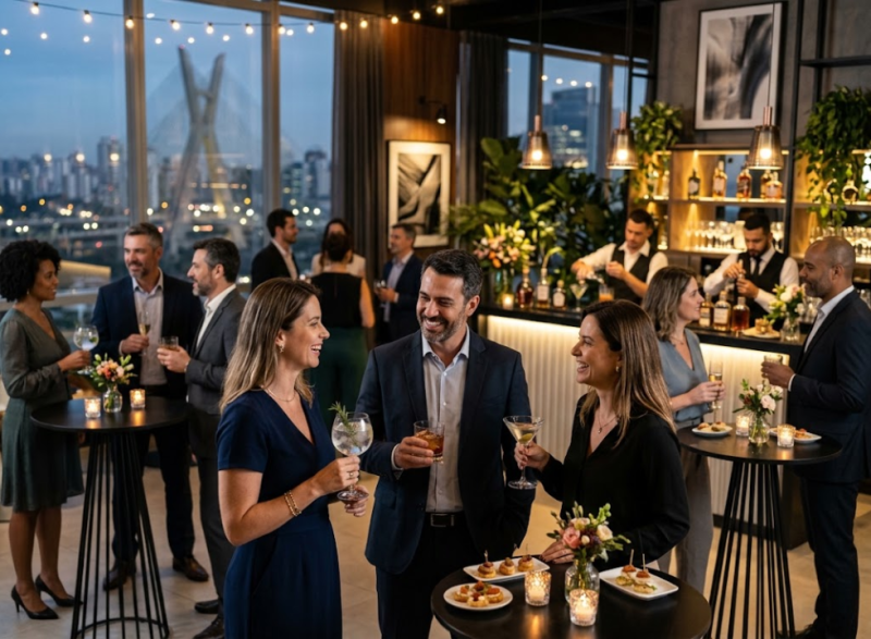 Coquetel Evento Corporativo: Surpreenda Seus Convidados com Estilo